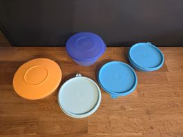 Tupperware Schüssel Set, 5 Stk. - Ideal für Picknick!