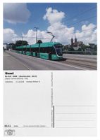 Basel Wettsteinbrücke Basler Münster Tram BVB Be 6/8 Flexity