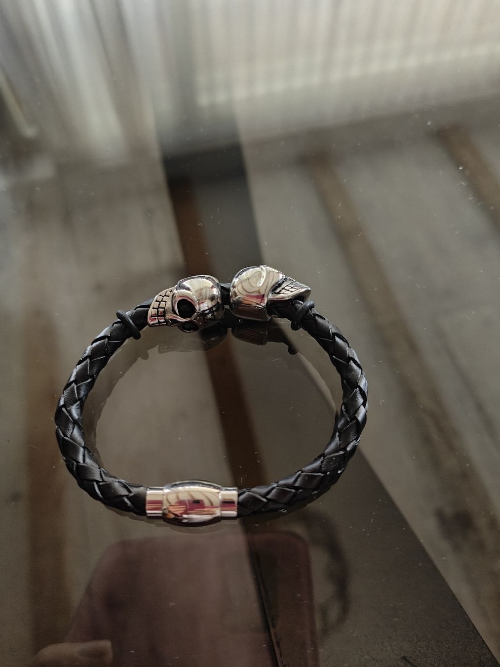 Armbänder & -reifen: Totenkopf Armband Leder – Neu (gemäss Beschreibung) aus Adelboden von Markusandra 1