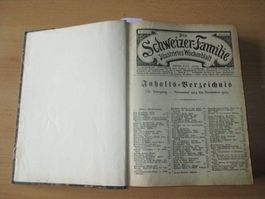 Schweizer Familie Nov. 1904 - Nov. 1905