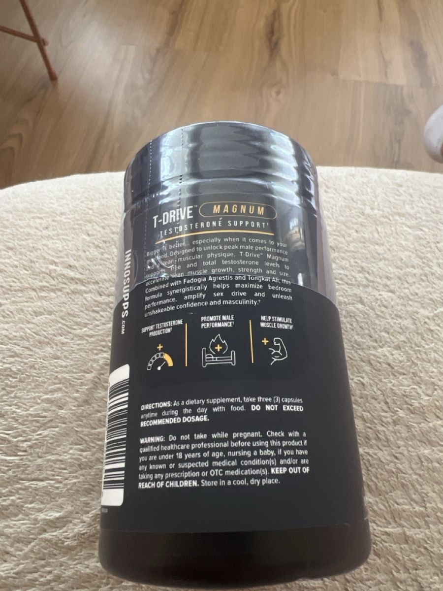 Cibi & Specialità: T-DRIVE MAGNUM TESTOSTERONE SUPPORT – Nuovo e nell'imballaggio originale da Reichenbach i. K. venduto da STRECKGURT_COACH24 1