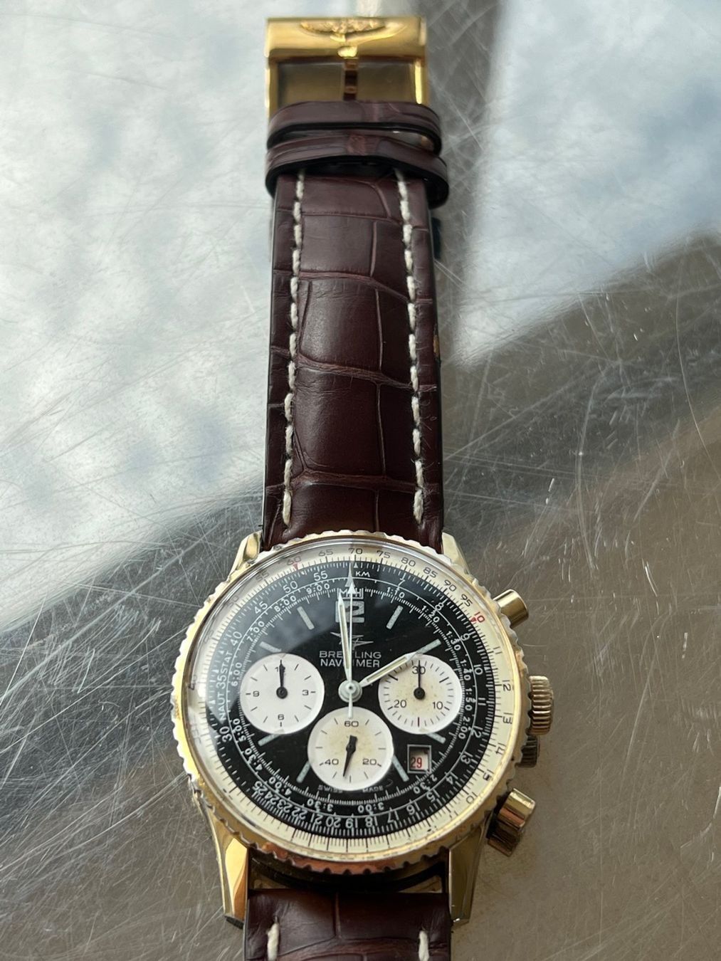 Breitling Orologi: Breitling Navitimer - Vintage Special Edit – Usato da Richterswil venduto da wahopp 8