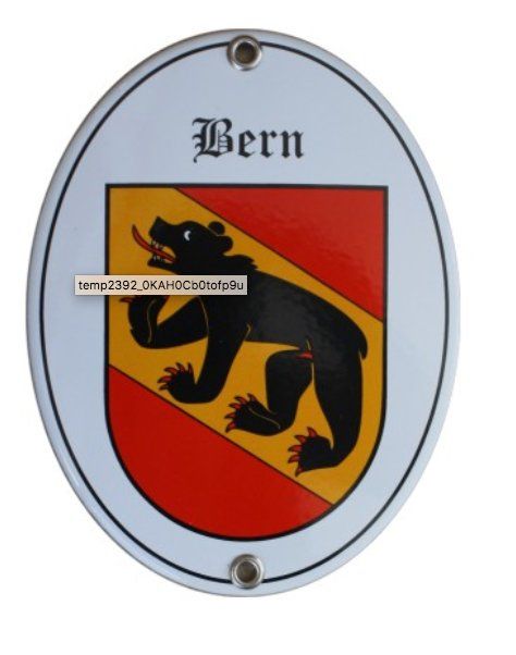 Insegne: Emailschild - Kanton Bern – Nuovo e nell'imballaggio originale da Ennetbürgen venduto da open24shop