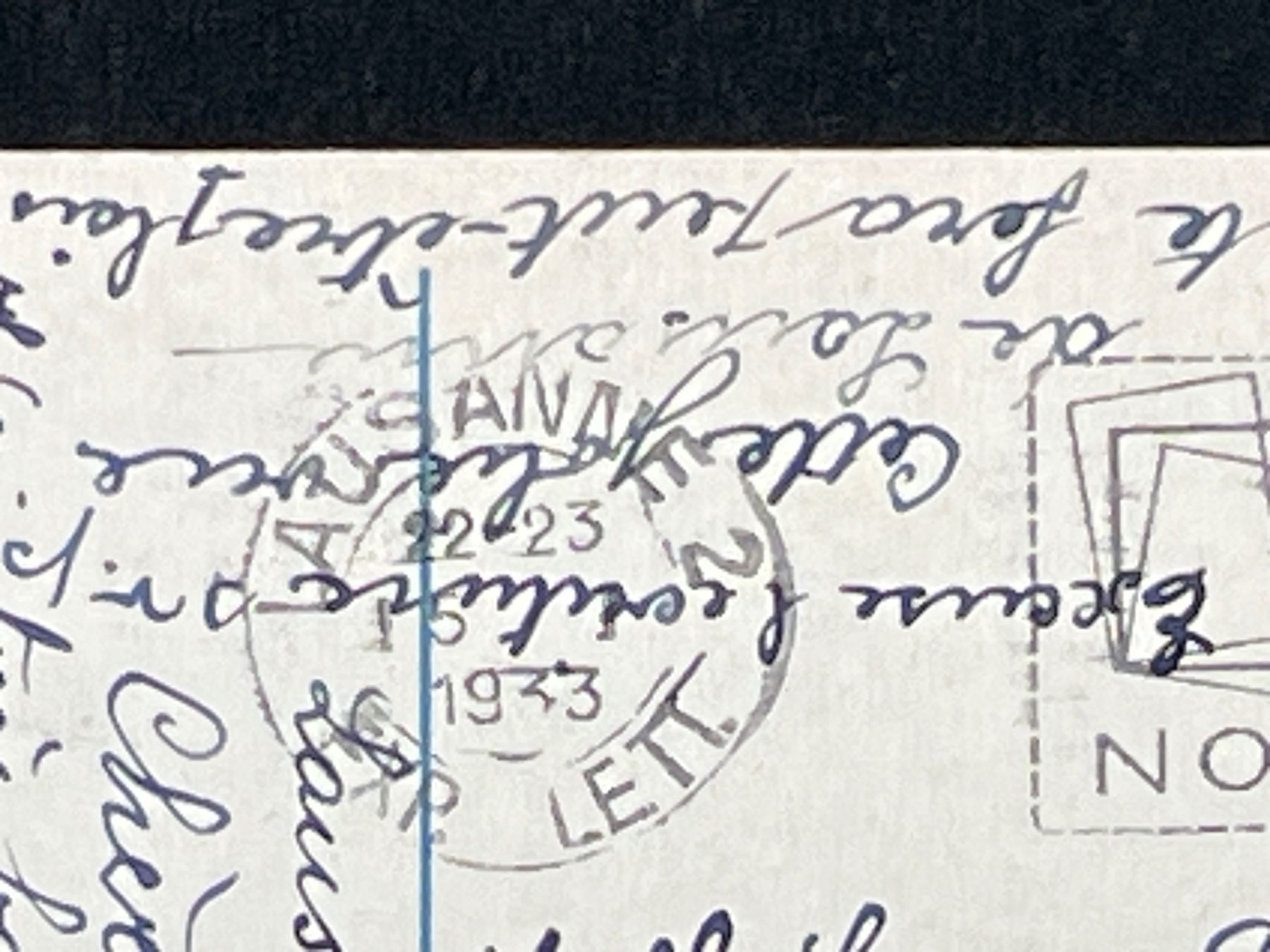 Cartoline postali: Lausanne-Ouchy. – Usato da Widnau venduto da Brusi9 2