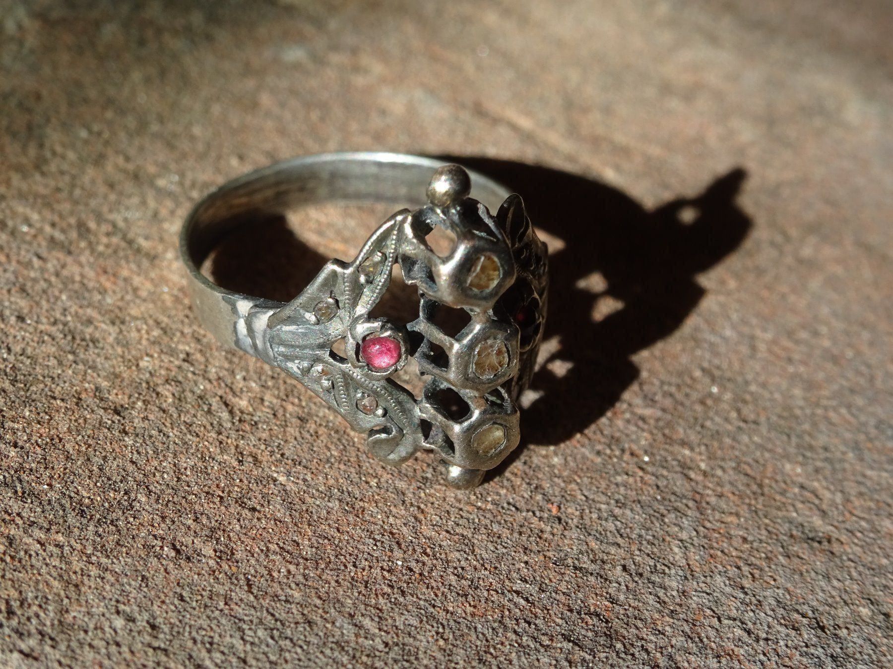 Ringe: Ring Rosenschliff Almandin / RG 57 – Gebraucht aus Esslingen von FetteSchnecke 3