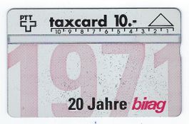 Taxcard Birag unbenutzt #1049
