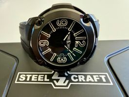 STEELCRAFT Black&White, 48mm, Steel&Black PVD, SRP: CHF 528
