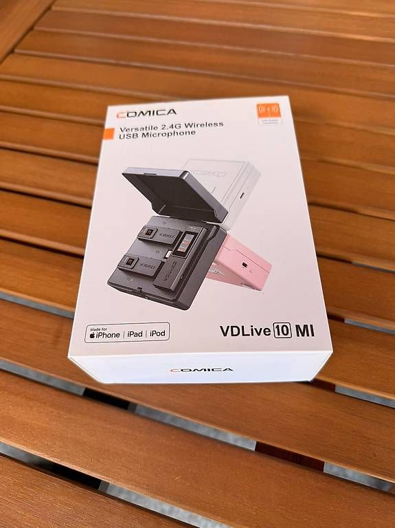 Mikrofone: Comica Ansteckmikrofone mit Apple Lightning Anschluss, gebr. – Gebraucht aus Therwil von dischelle