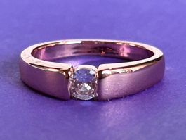 Fingerring Rosegoldig klassisch (54)