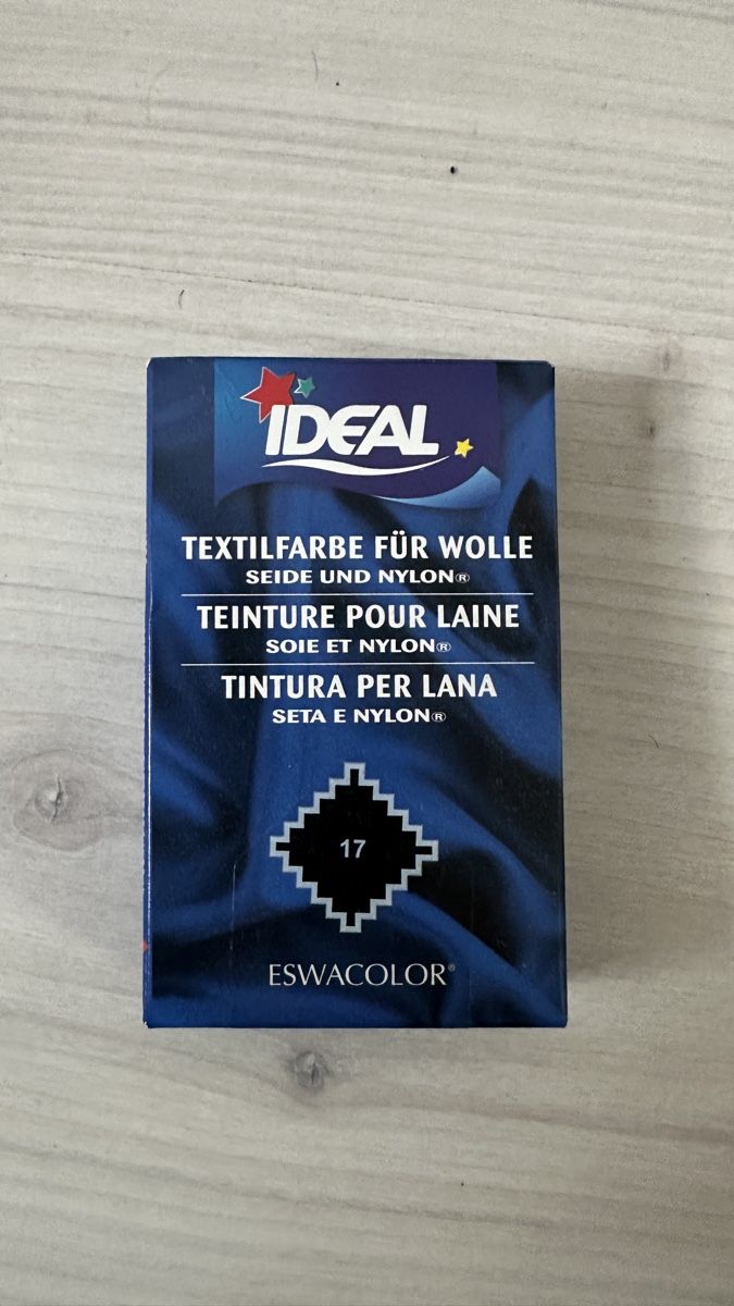 Colori: IDEAL Textilfarbe für Wolle – Nuovo e nell'imballaggio originale da Amsoldingen venduto da Thor46