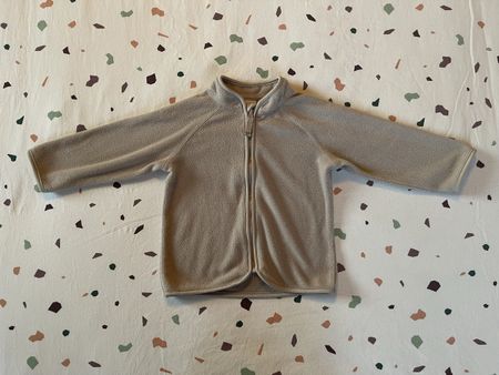 leichte Fleece Jacke, Beige, Gr. 80, H&M