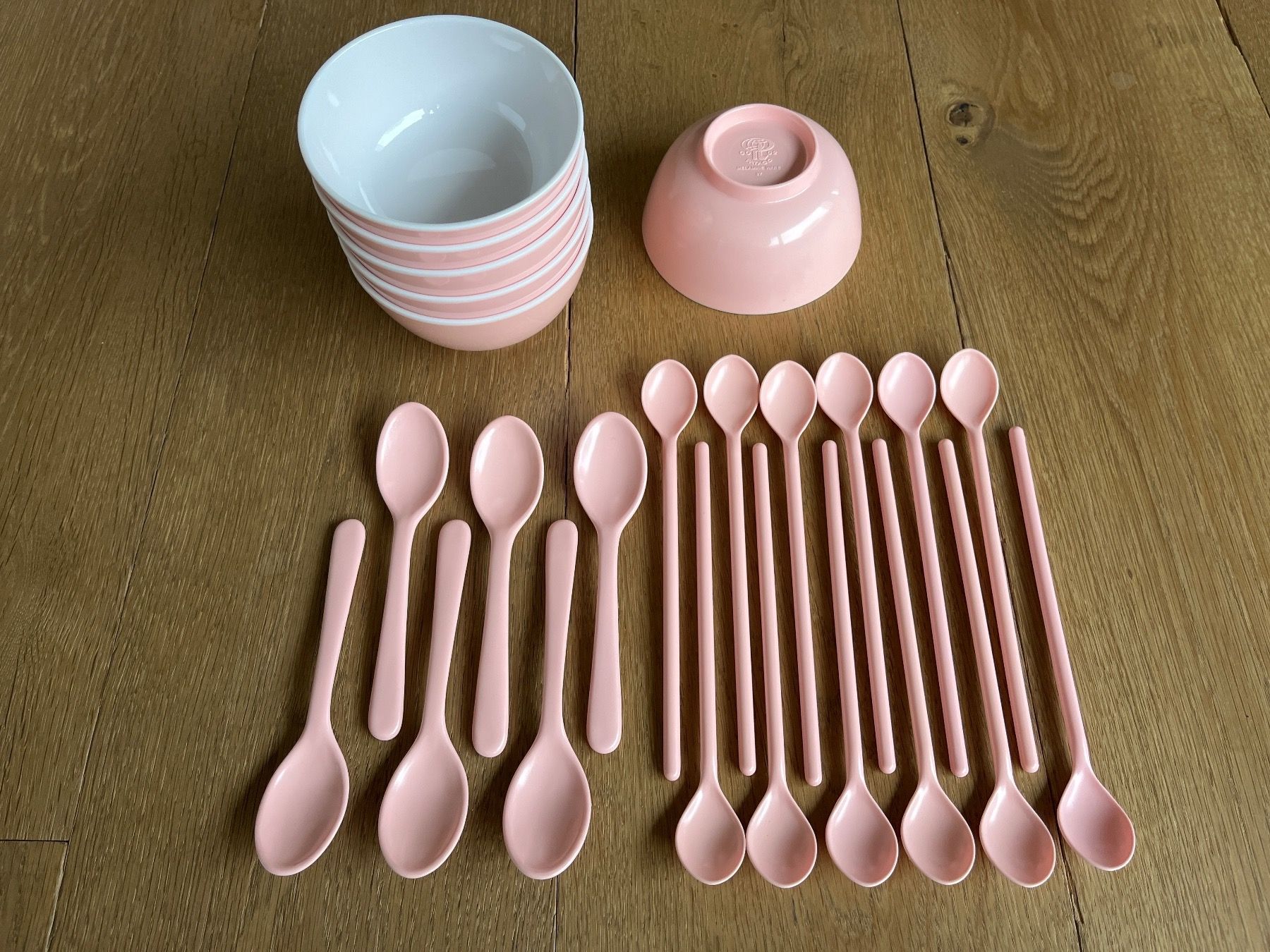 Set di piatti: MELAMINE WARE Geschirrset rosa – Nuovo (secondo la descrizione) da zürich venduto da Cf8000 1