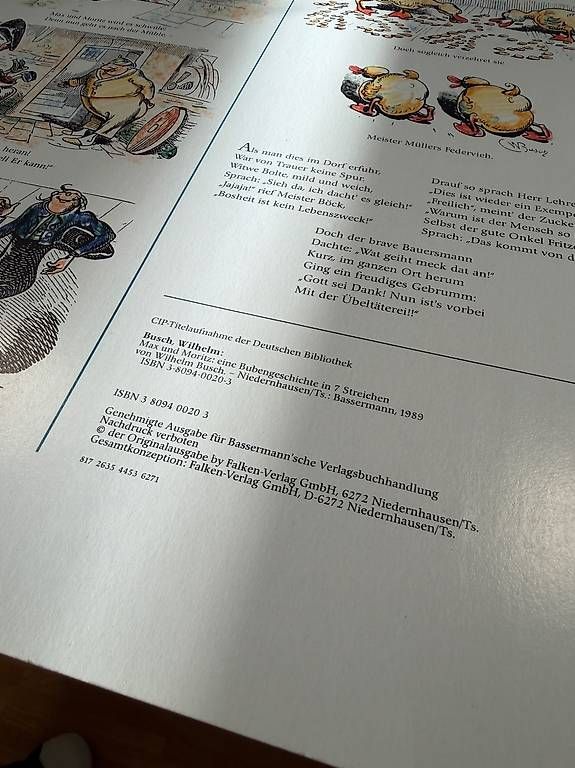 Libri: Max und Moritz // Eine Bubengeschichte in sieben Streichen – Usato da Jona venduto da PatriciaJona 2