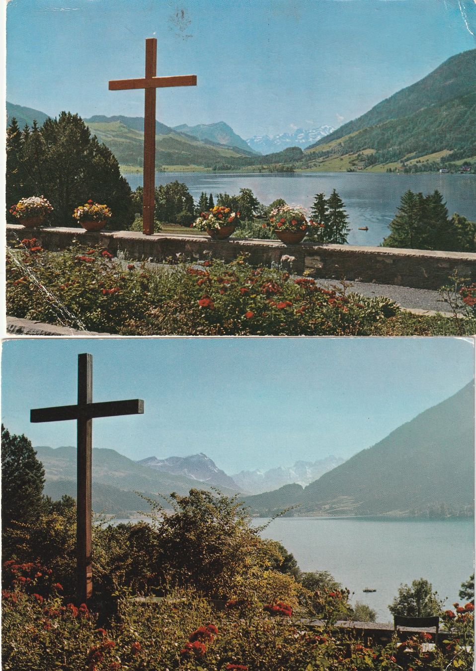 Cartoline postali: Oberägeri - Kurhaus Ländli - 2 Karten – Usato da uttwil venduto da Koehlerfred