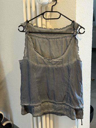 Nile top gr. M/ gris-bleu 100%coton