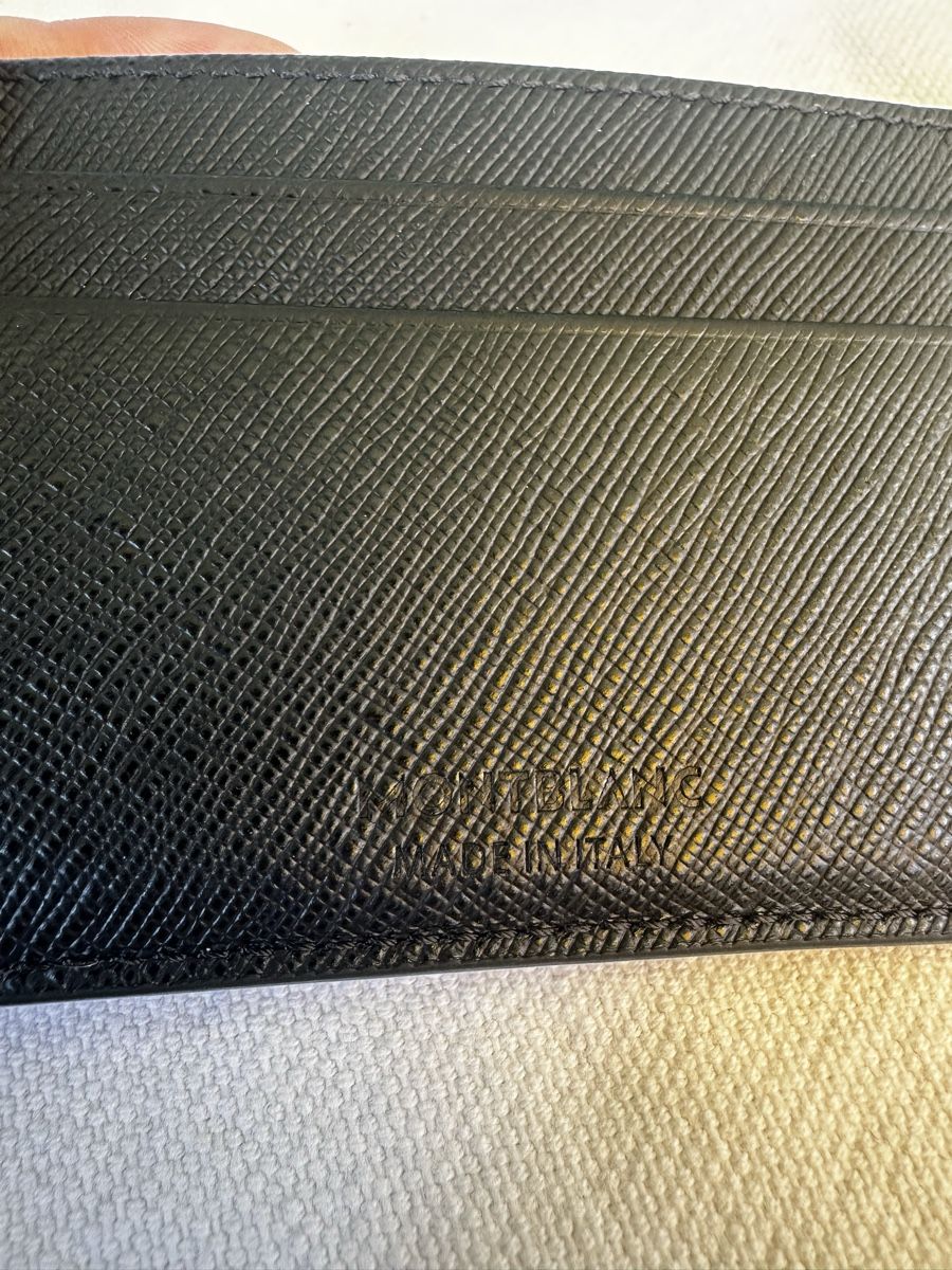 Montblanc Portefeuilles: Montblanc Kartenetui schwarz Leder  – Neuf (Voir description) à Schaffhausen par mil_5l9l 2