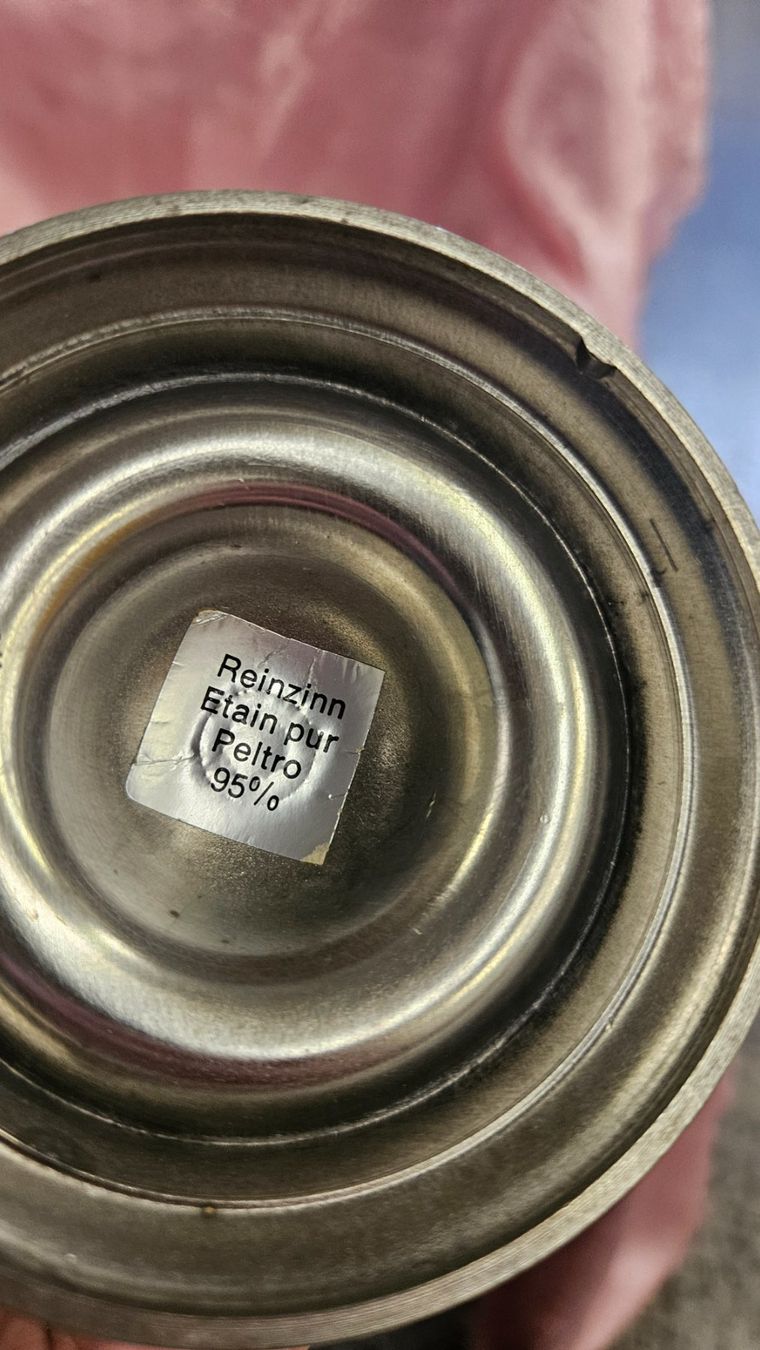 Portacandele: Candeliere singolo in peltro – Usato da Melano venduto da H-Sara 2