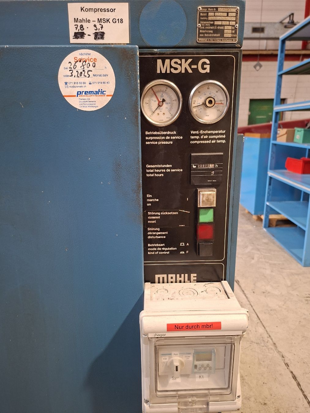 Kompressoren: Schraubenkompressor 10bar 18.5kw – Gebraucht aus Bichelsee von hg_power 1