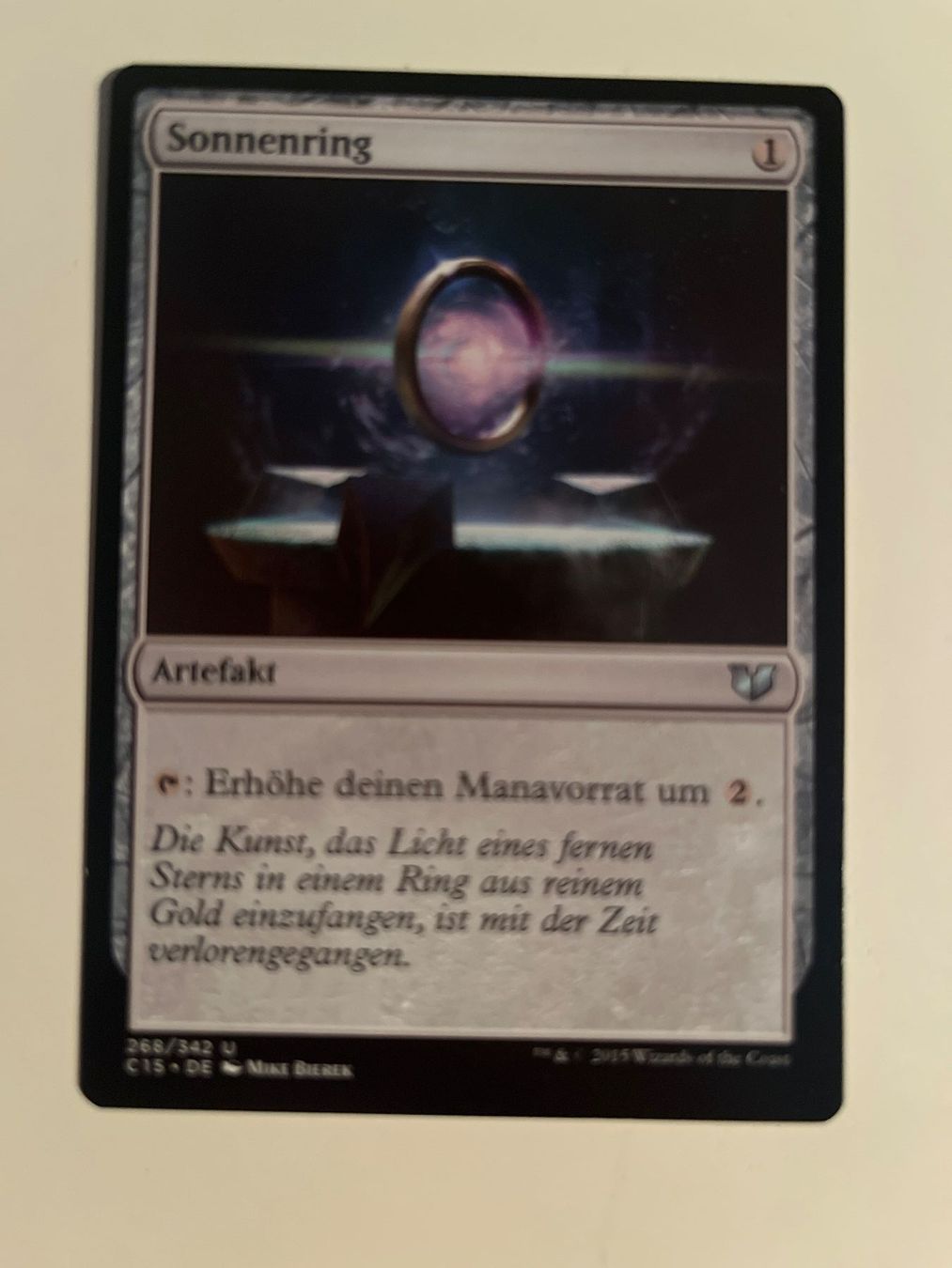Magic The Gathering Carte collezionabili: 1 x Sonnenring - Magic: The Gathering - MtG – Usato da Kriens venduto da Shadi1980