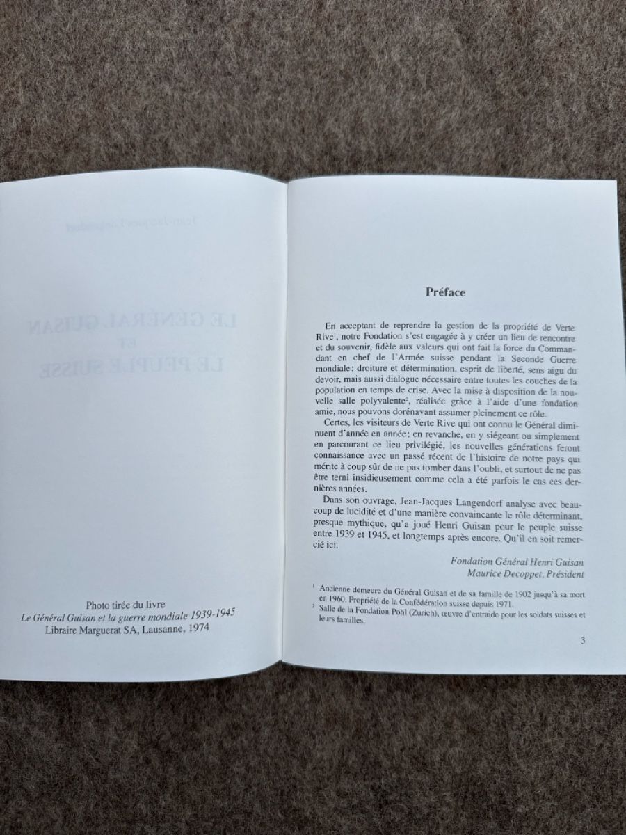 Libri: Le Général Guisan et le Peuple Suisse – Usato da Fribourg venduto da Ardoffel 1