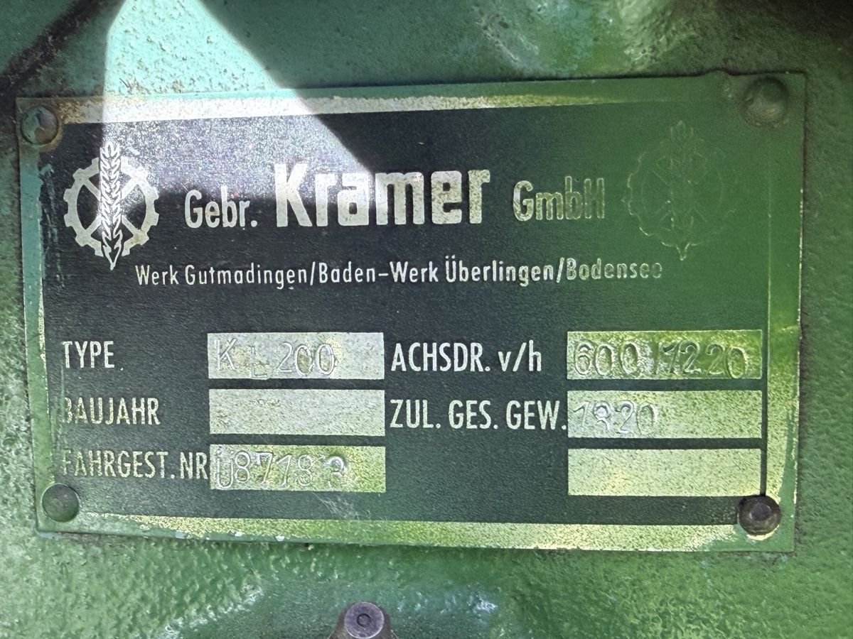 Kramer Trattori: Kramer k L 200 – Usato da Biasca venduto da dam_v27g 7