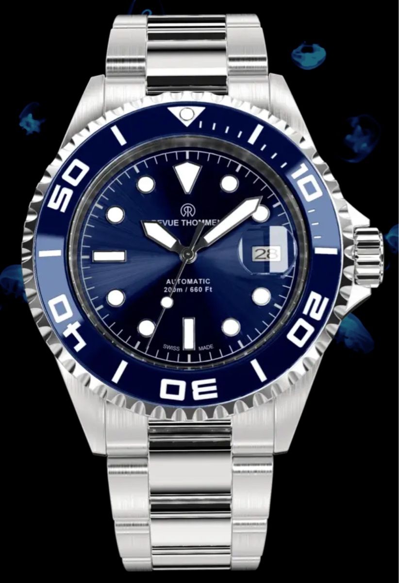 Revue Thommen Orologi: 2025er Revue Thommen Diver Barracuda Point NEU & Full Set – Nuovo e nell'imballaggio originale da Embrach venduto da Canderau 4