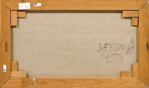 Gemälde: Letzte Möglichkeit: René Seyssaud, 1950 Original Gemälde – Gebraucht aus Menziken von Atelier_Bruendler 2