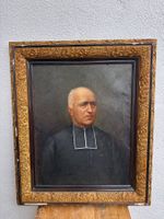 Superbe portrait peint sur toile