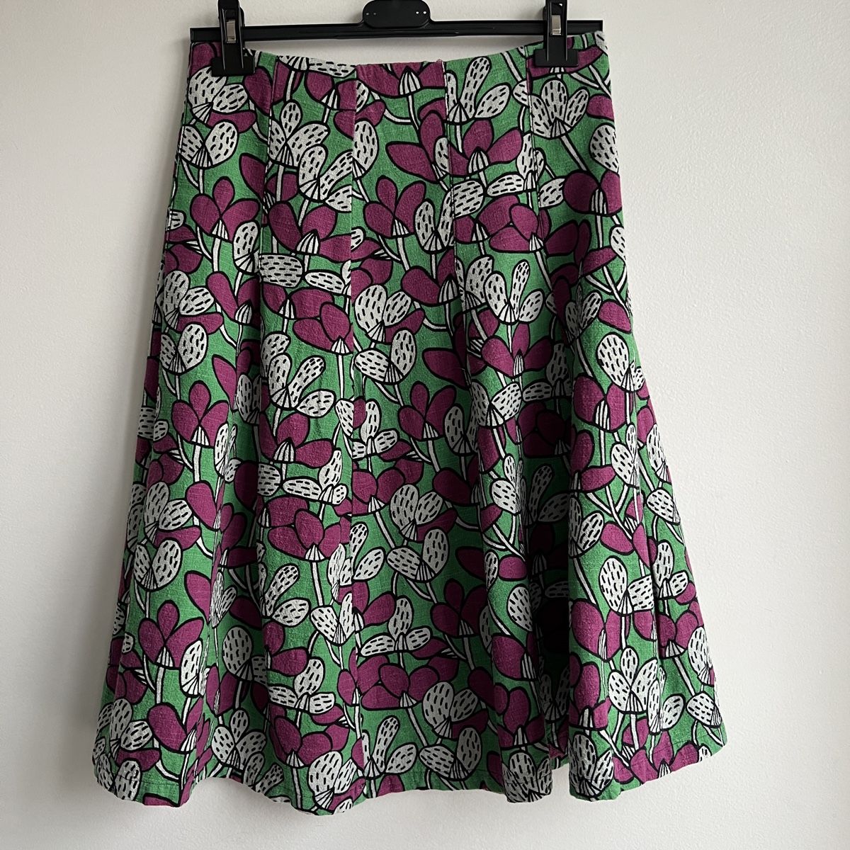Gonne: Linen Floral Skirt, Size Small/Medium – Usato da Genève venduto da Kookiek 5