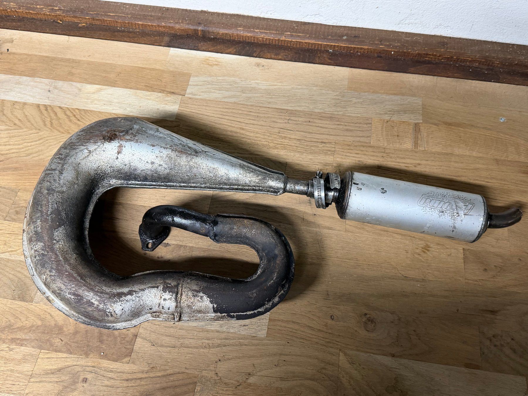 Sistemi di scarico: Rennauspuff Puch Proma (alte Version) – Usato da Bolken venduto da si.x.las