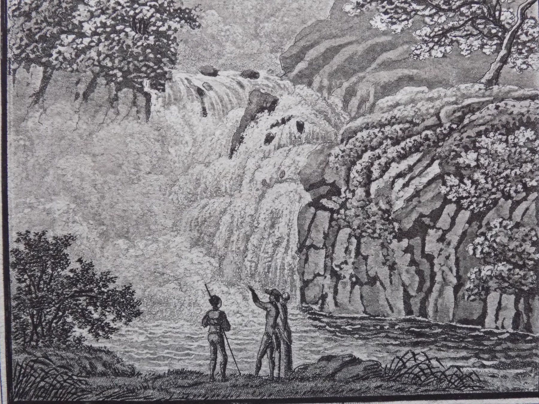 Stiche: Der Reichenbachfall Aquatinta – Gebraucht aus Risch von Rischli15 8