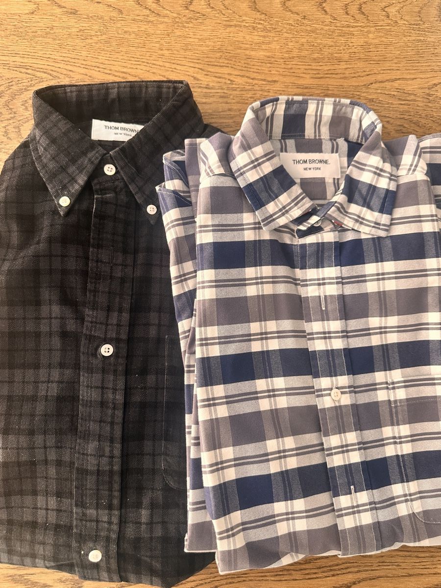 Hemden: Thom Browne Flannel Shirts - Set of Two - Size Medium – Gebraucht aus Gattikon von 386ComicEmpire
