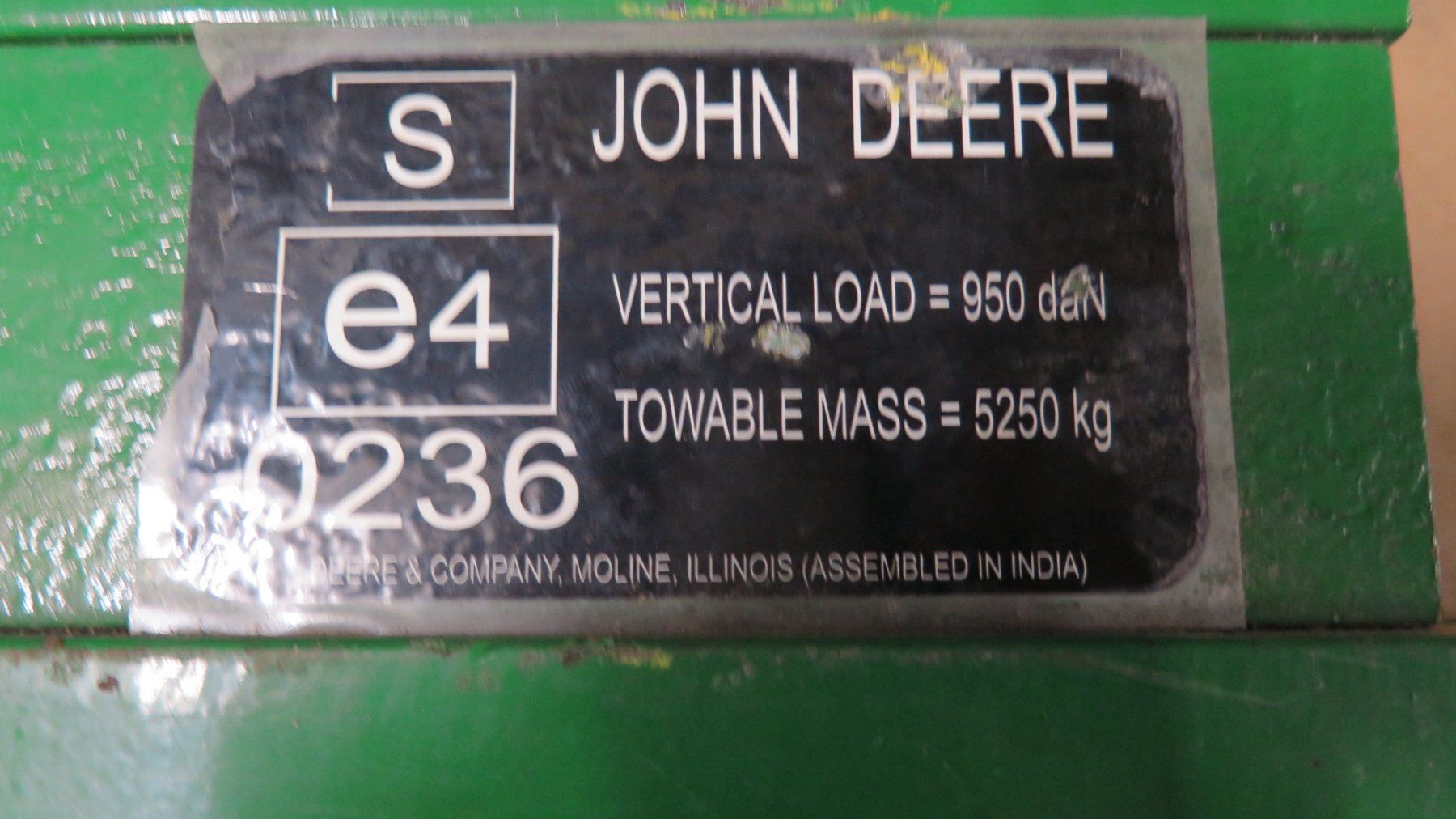 John Deere Trattori: Zugpendel kurz zu John Deere Traktor 5075 E – Usato da Eiken venduto da HSE44 1