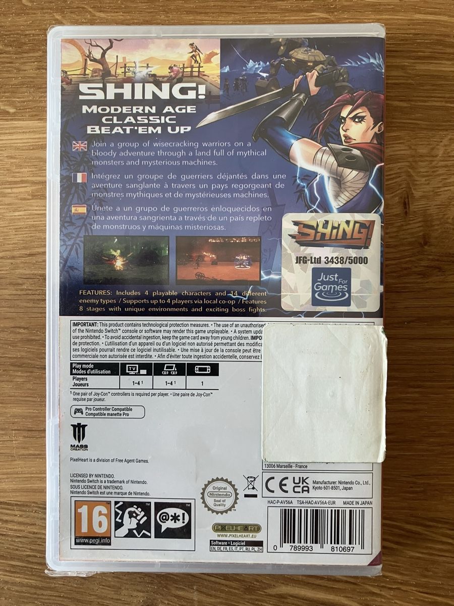 Nintendo Spiele: Nintendo switch shing limité à 5000 exemplaires  – Neu und originalverpackt aus Châtel-St-Denis von Lestresorsdugrenier 1