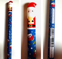 1x stylo Legami Santa Claus bleu - Rare
