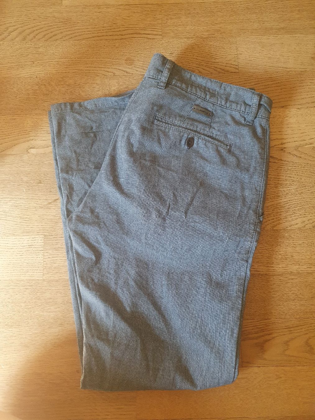 Pantaloni: ALBERTO trousers blue grey regular slim fit – Usato da Sirnach venduto da eftix 4