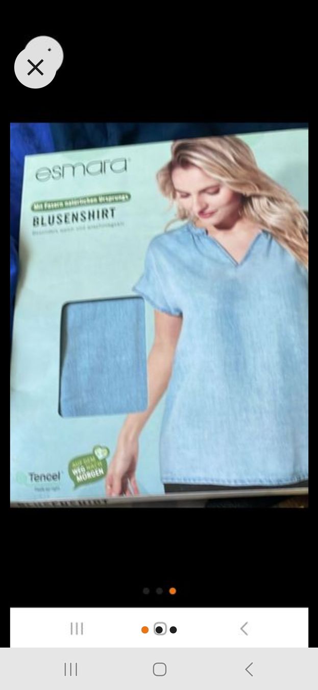 T-shirt: Esmara Blusenshirt Hellblau Gr. 42 - Sommerlich & Top! – Nuovo (secondo la descrizione) da Basel venduto da NikaV13
