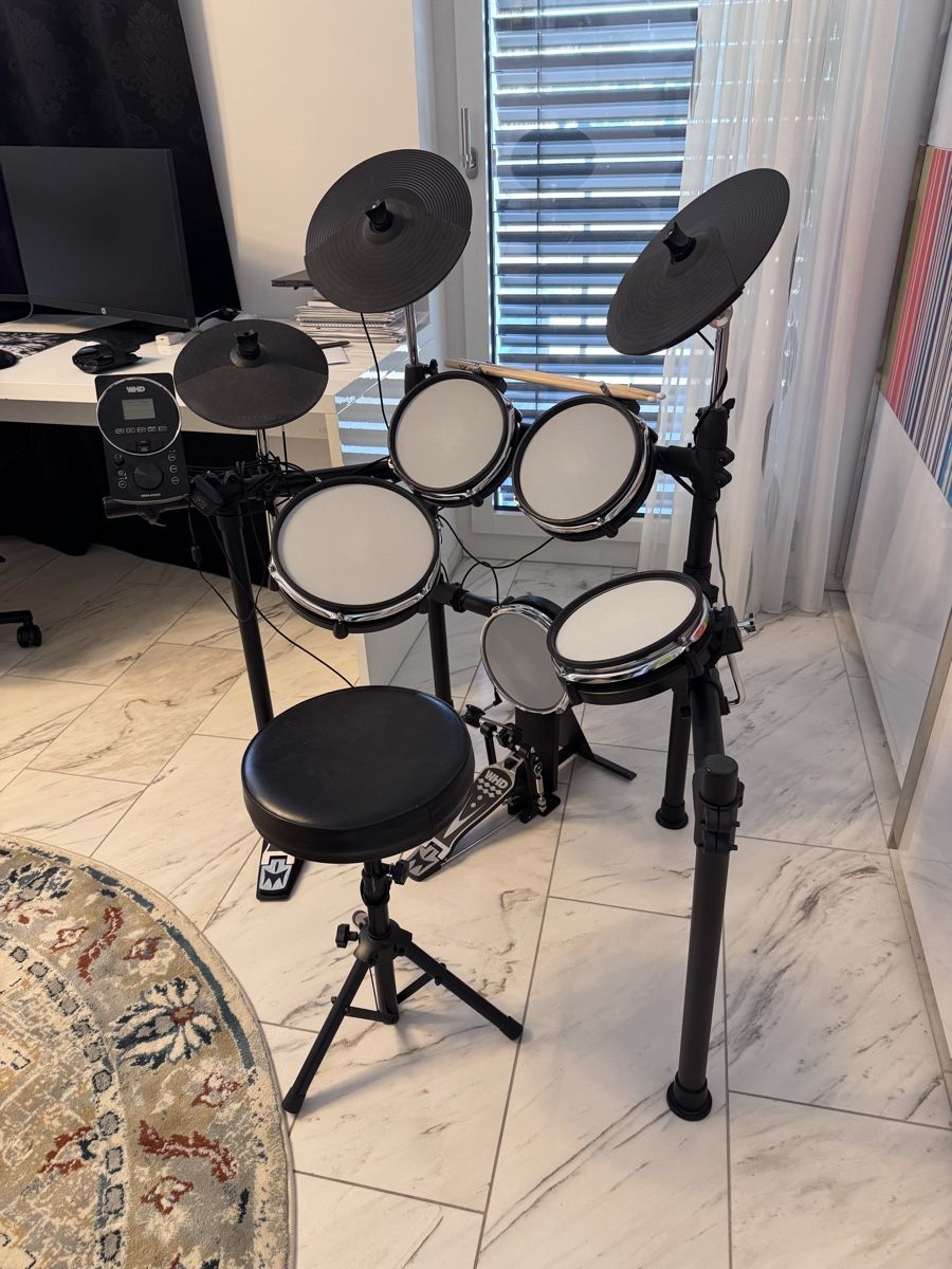 Strumenti musicali: E-Drum WHD 600-DX Mesh Electronic Drum Kit – Usato da Dübendorf venduto da ama_mlc5