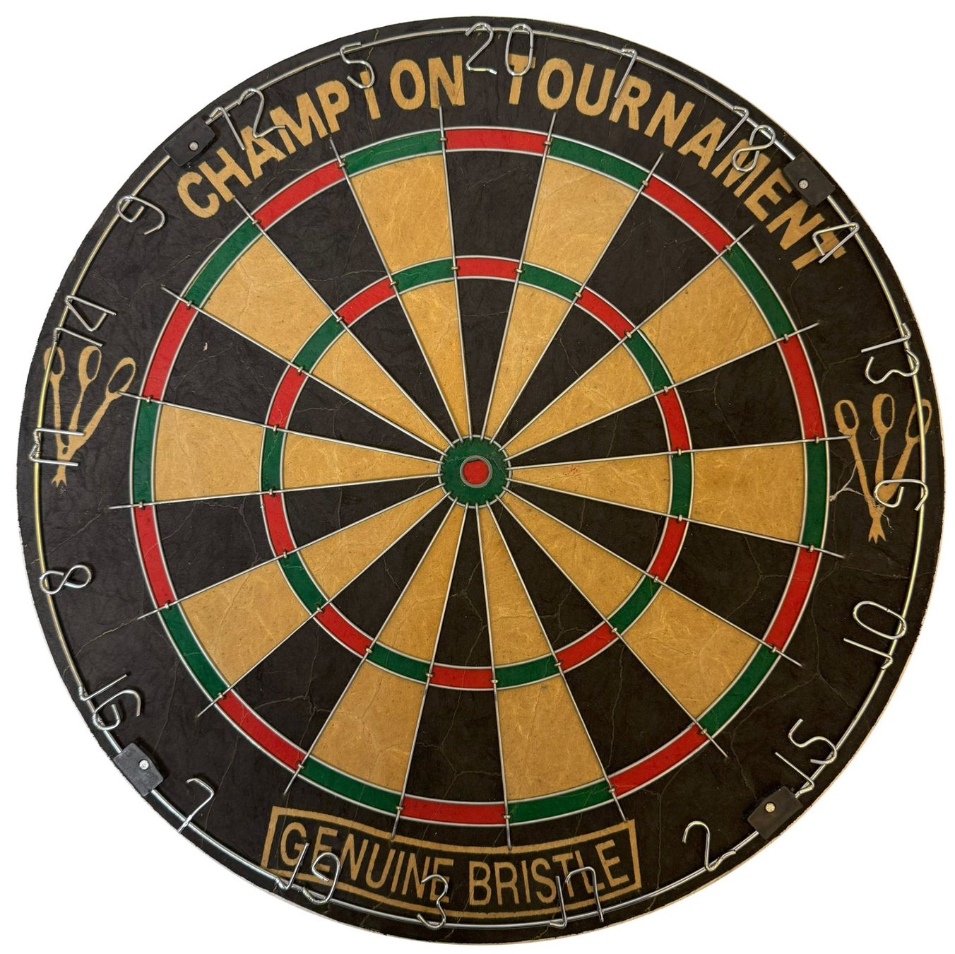 Giochi: Cible de fléchettes Champions Tournament Genuine Bristle – Usato da Bellevue venduto da beautiful-objects