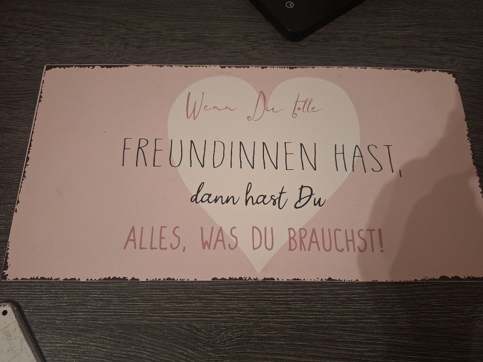 Insegne: Blechschild Spruch Freundinnen – Usato da Wanzwil venduto da chlinih93