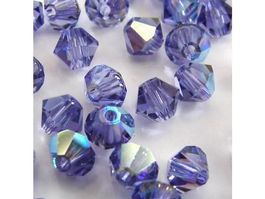 Perlen Swarovski, 4mm, Tanzanite AB