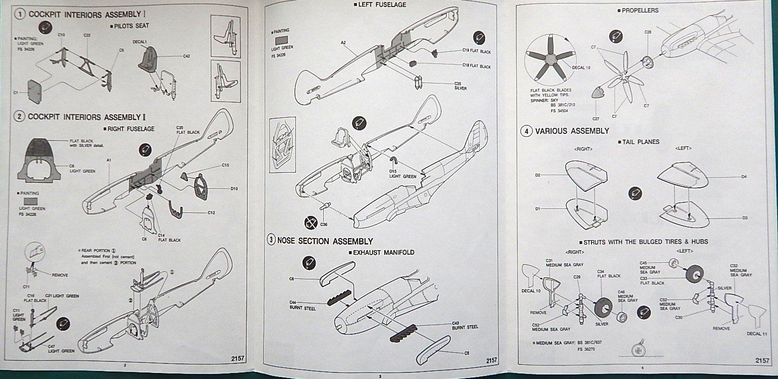 Kit di modellismo & Modellini statici: Spitfire Mk. XIVc – Nuovo e nell'imballaggio originale da Neuchâtel venduto da PAB2000 3