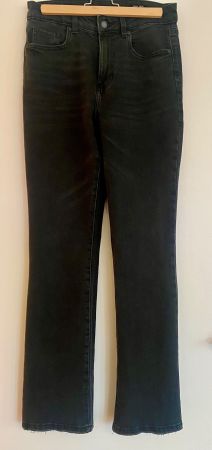 Jeans in Dunkelgrau, Used Look, Gr. 40
