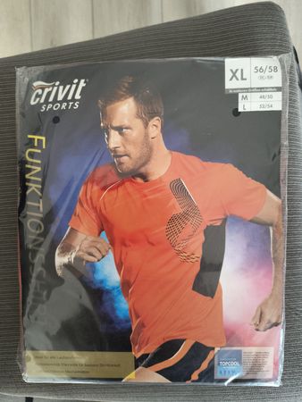 Crivit Funktionsshirt Herren    Gr. XL TopCool Sport NEU OVP