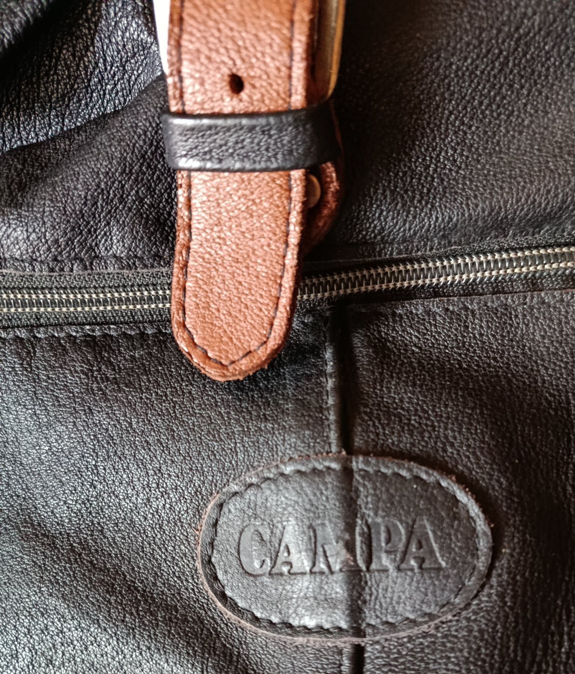 Zaini: Rucksack schwarz/braun Leder oder Lederoptik – Usato da Bern venduto da Delphin77 5