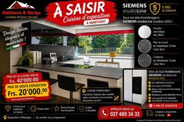A SAISIR - Cuisine d'exposition Siemens studioLine