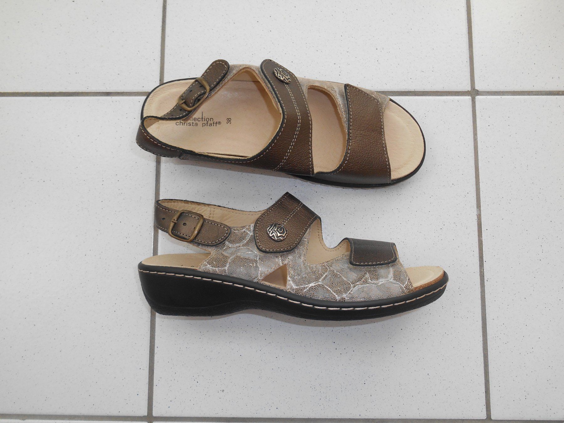 Scarpe da donna: Collection Christa Pfaff Sandale Grösse 38 – Nuovo (secondo la descrizione) da Basel venduto da chien008 4
