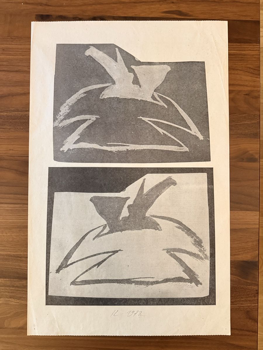Grafica & Litografie: Franz Eggenschwiler - Offsetdruck handsigniert – Usato da Solothurn venduto da NUVICO