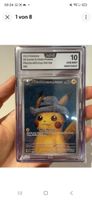 Pokemon Pikachu with Grey Felt Hat 085/SV-P – AOG 10 GEM MIN