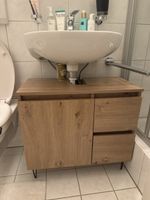 Waschbeckenunterschrank Holzoptik 